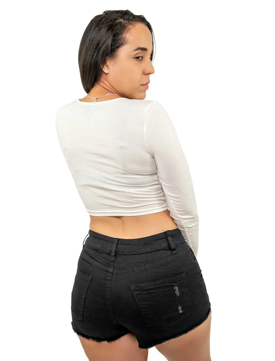 Cut Out  Crop Top