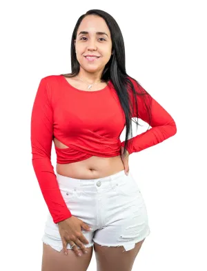 Cut Out  Crop Top
