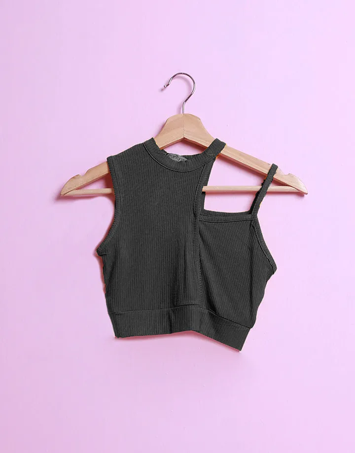 Cut-Out Crop Top