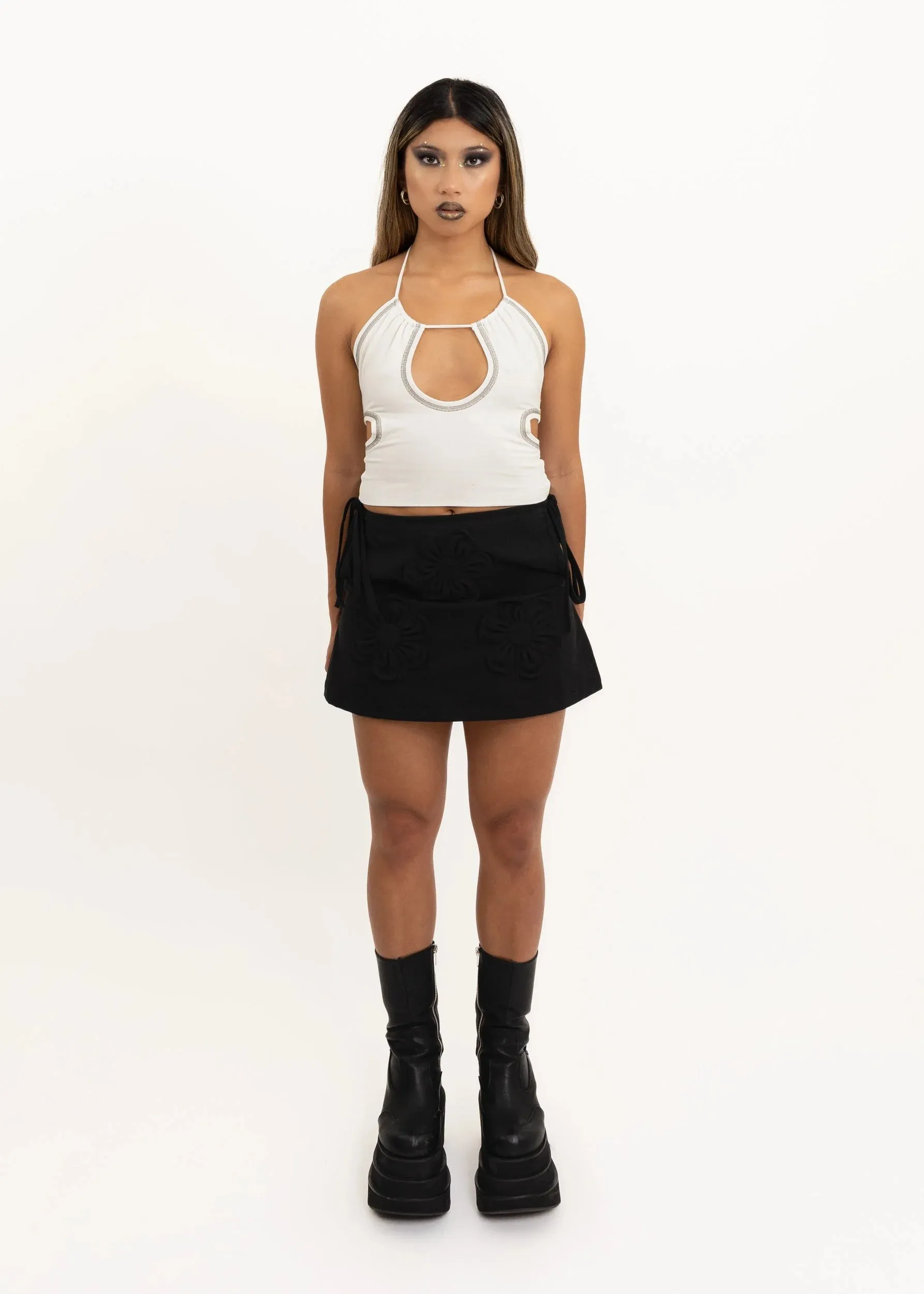 Cut Out Halter Top