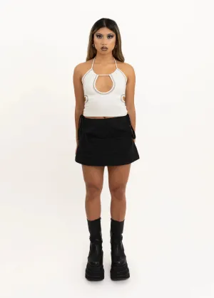 Cut Out Halter Top