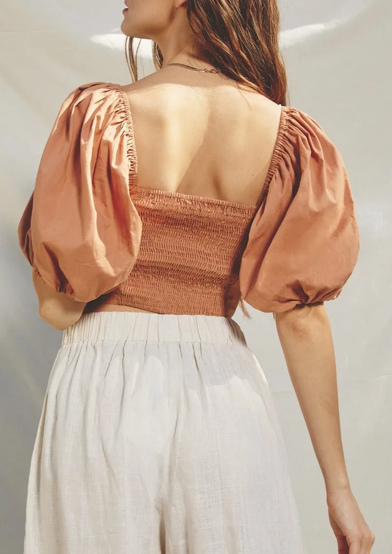 Cut Out O-Ring Crop Top