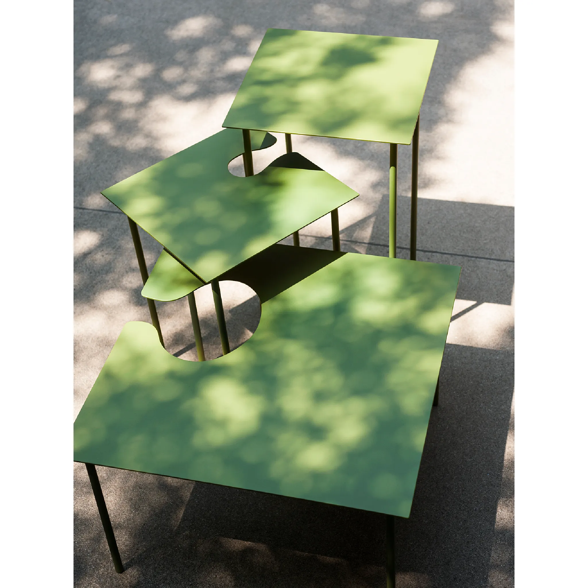 Cut-Out Rectangular Coffee Table | Desalto Softer than Steel