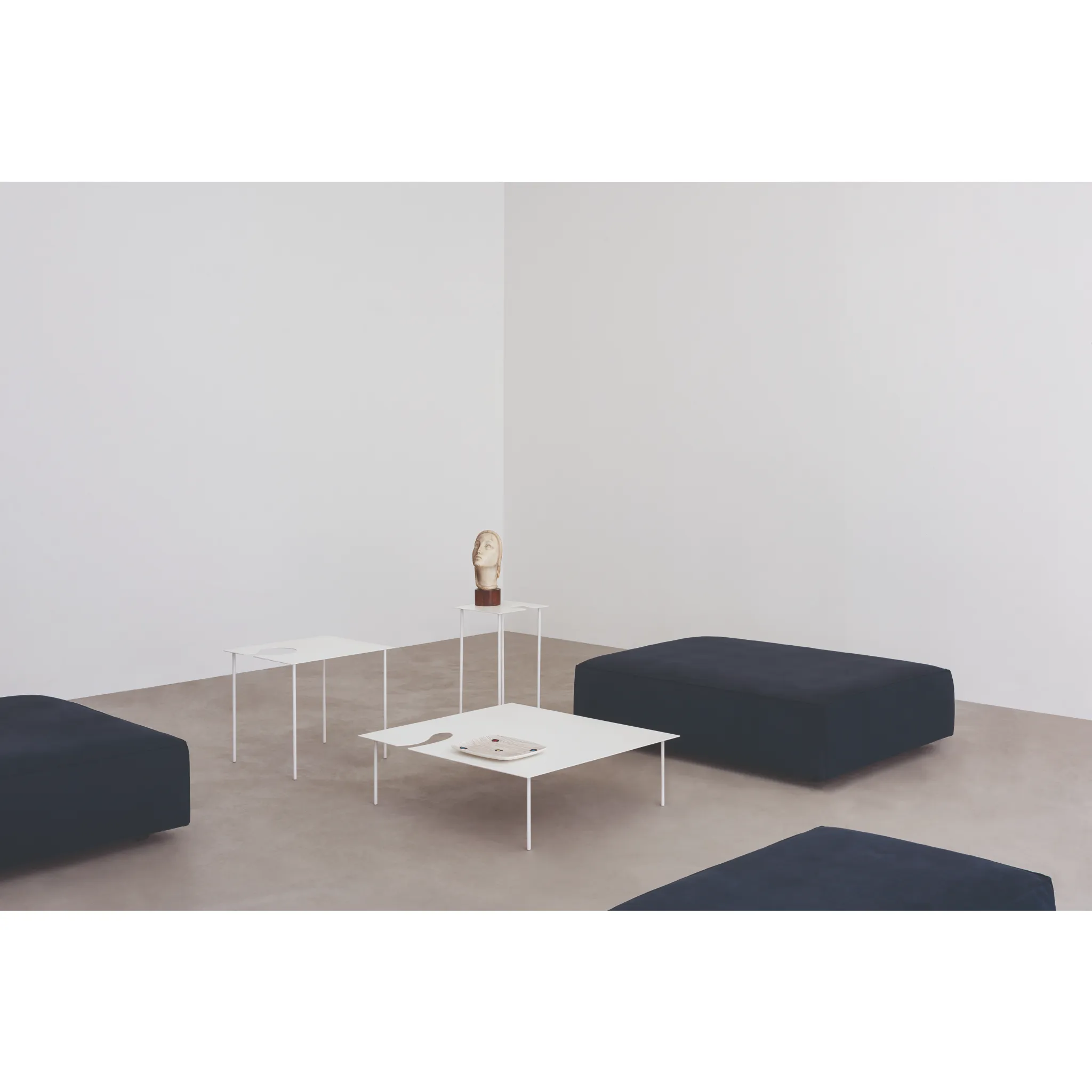 Cut-Out Rectangular Coffee Table | Desalto Softer than Steel