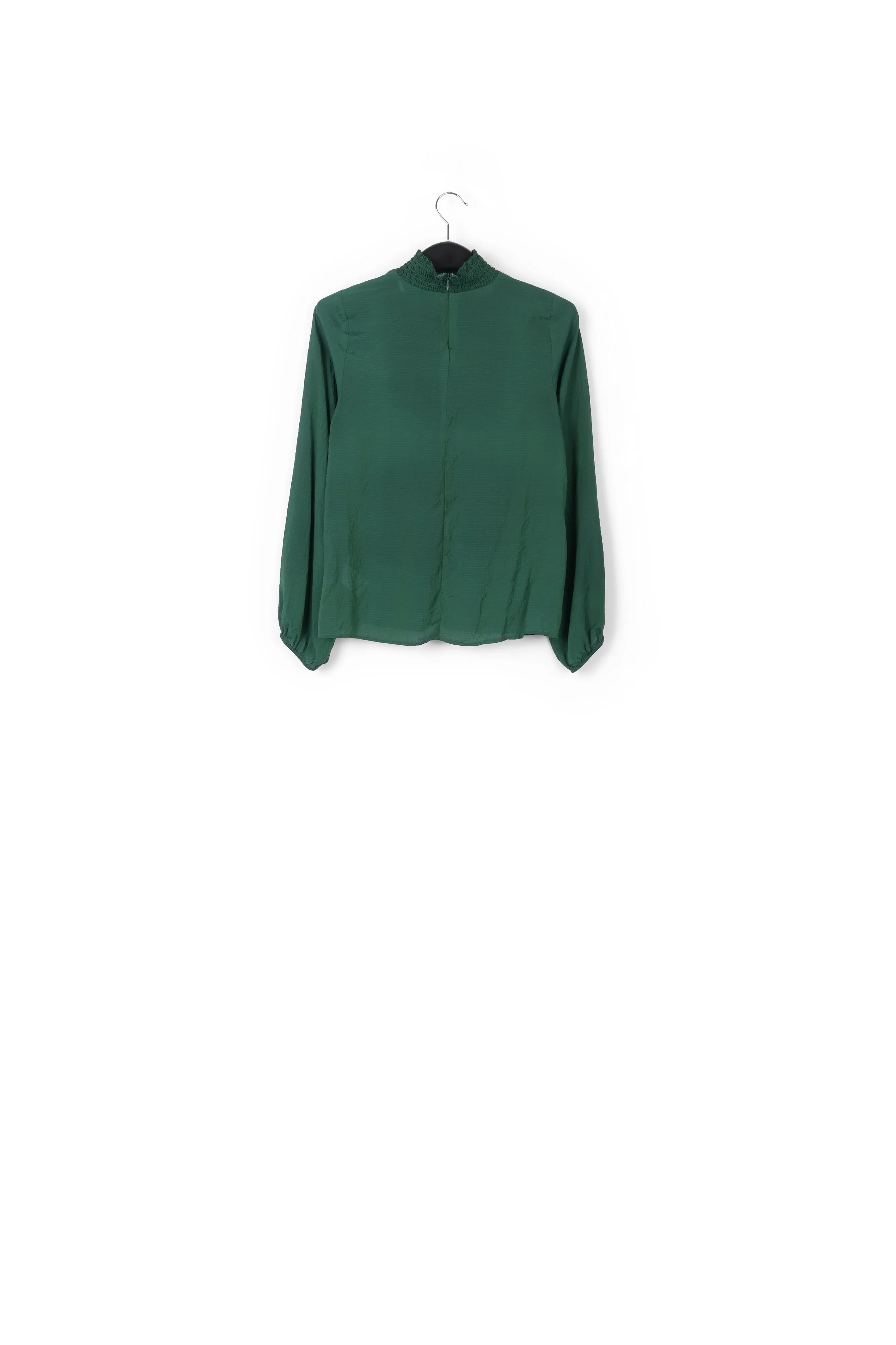Dark green loose-fit top