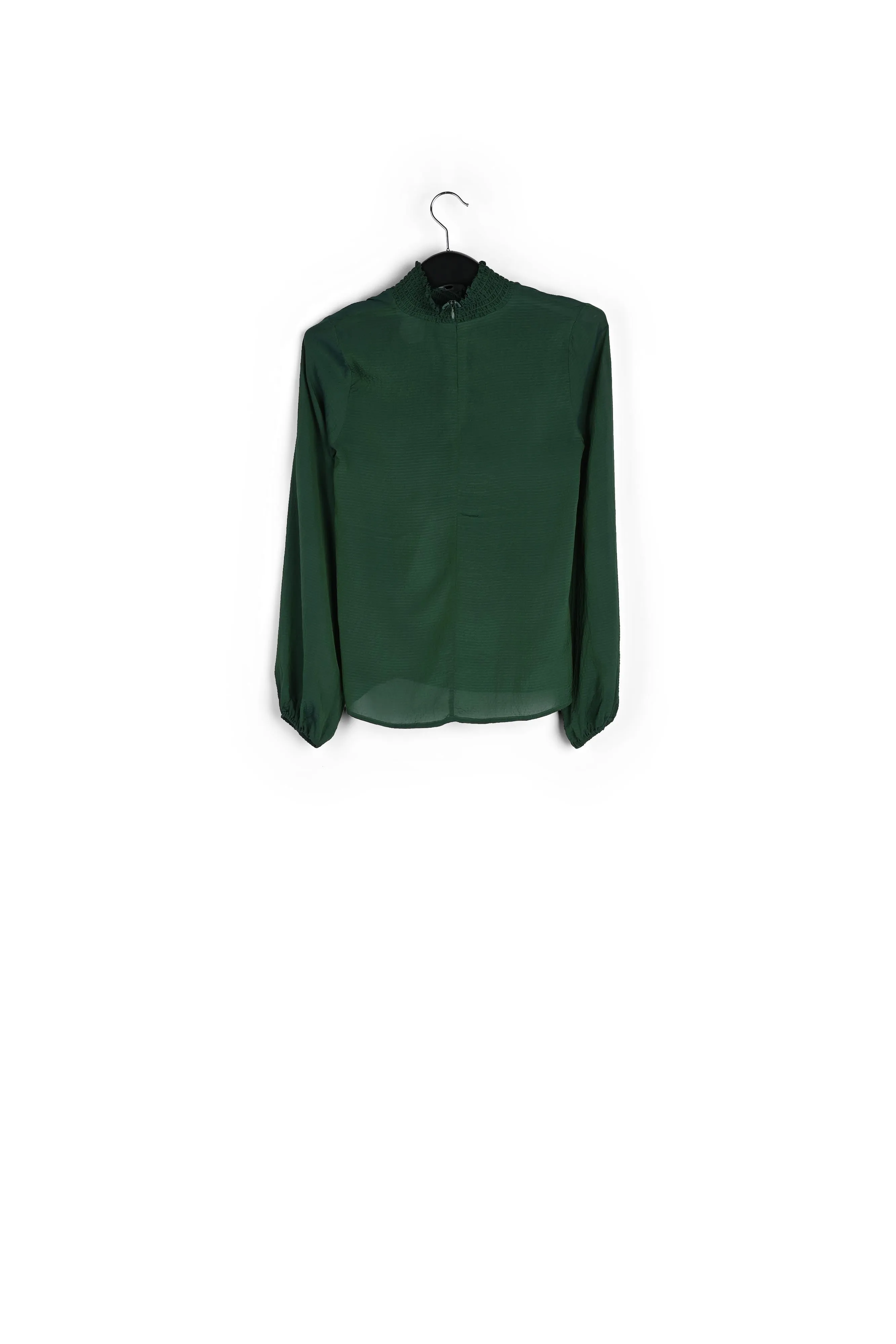 Dark green loose-fit top