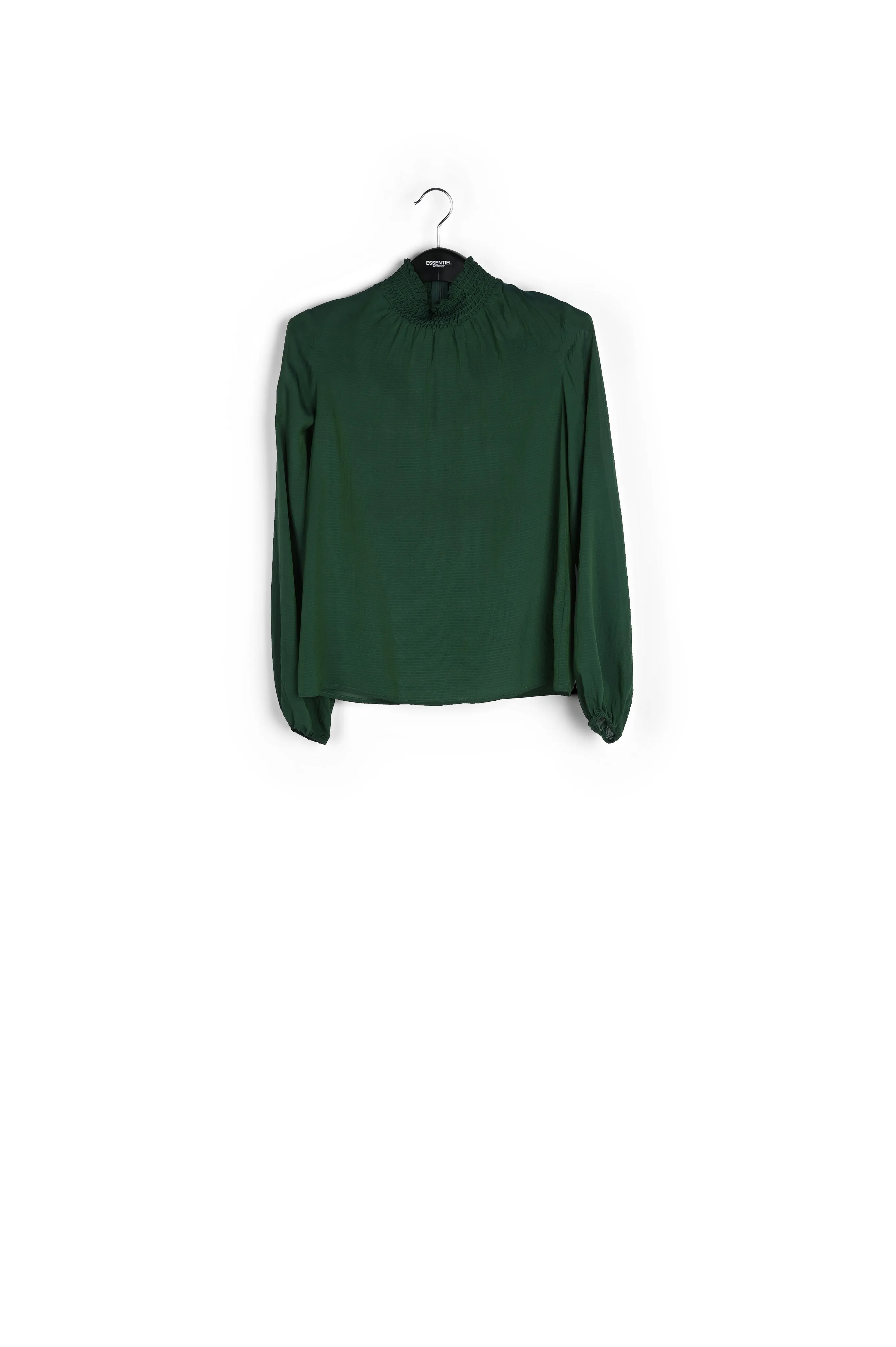 Dark green loose-fit top