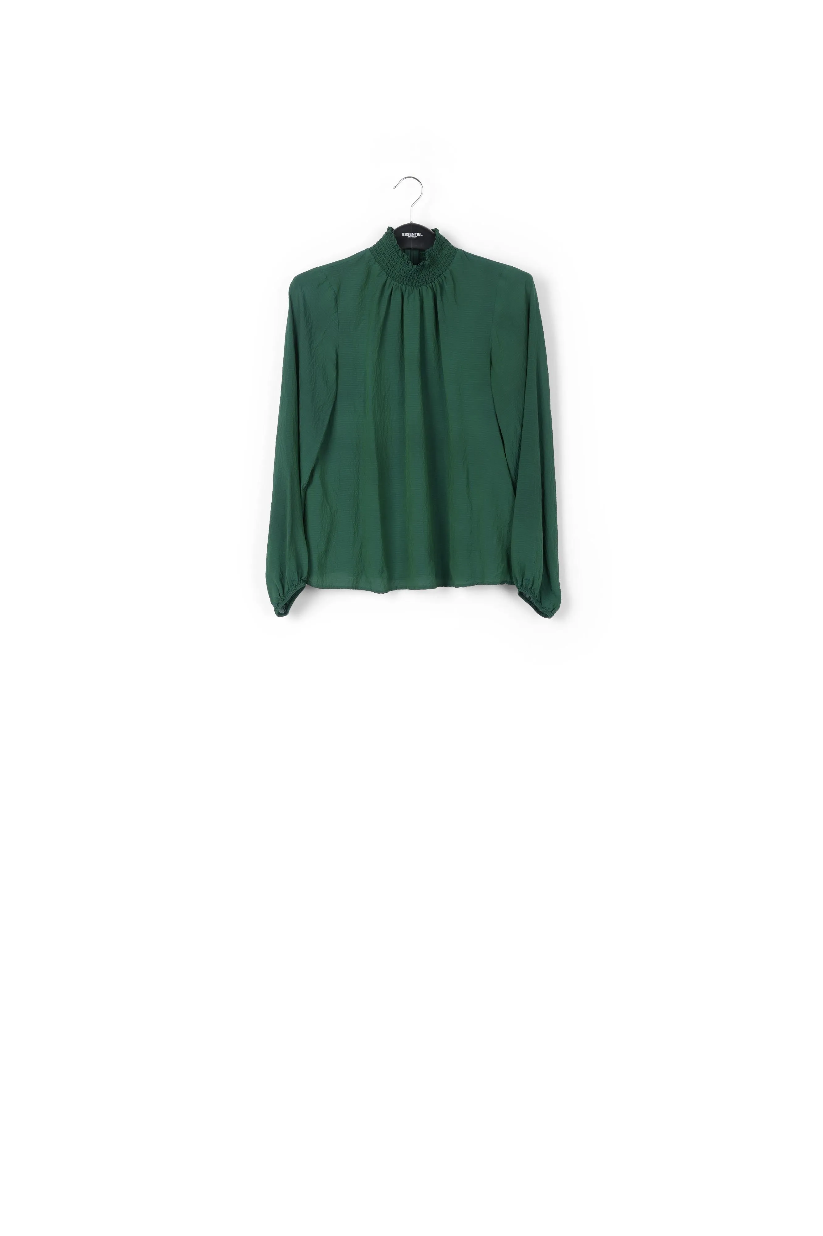 Dark green loose-fit top
