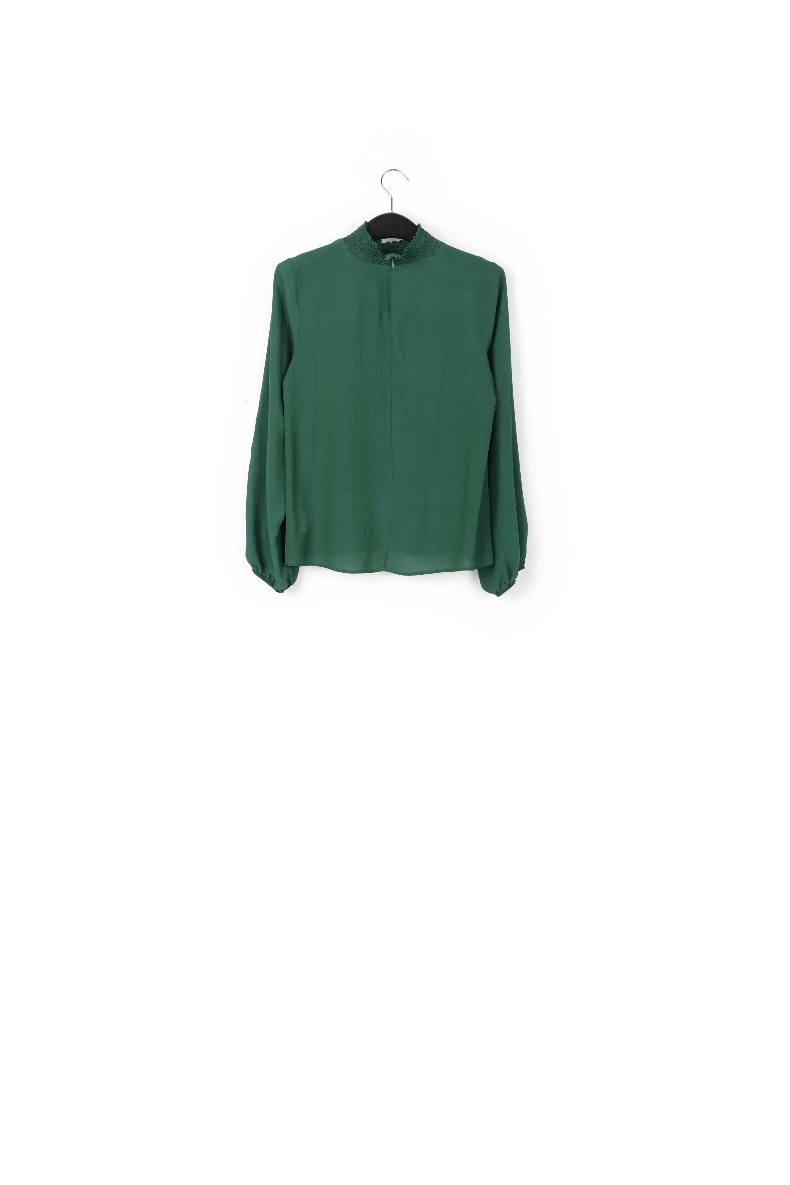 Dark green loose-fit top