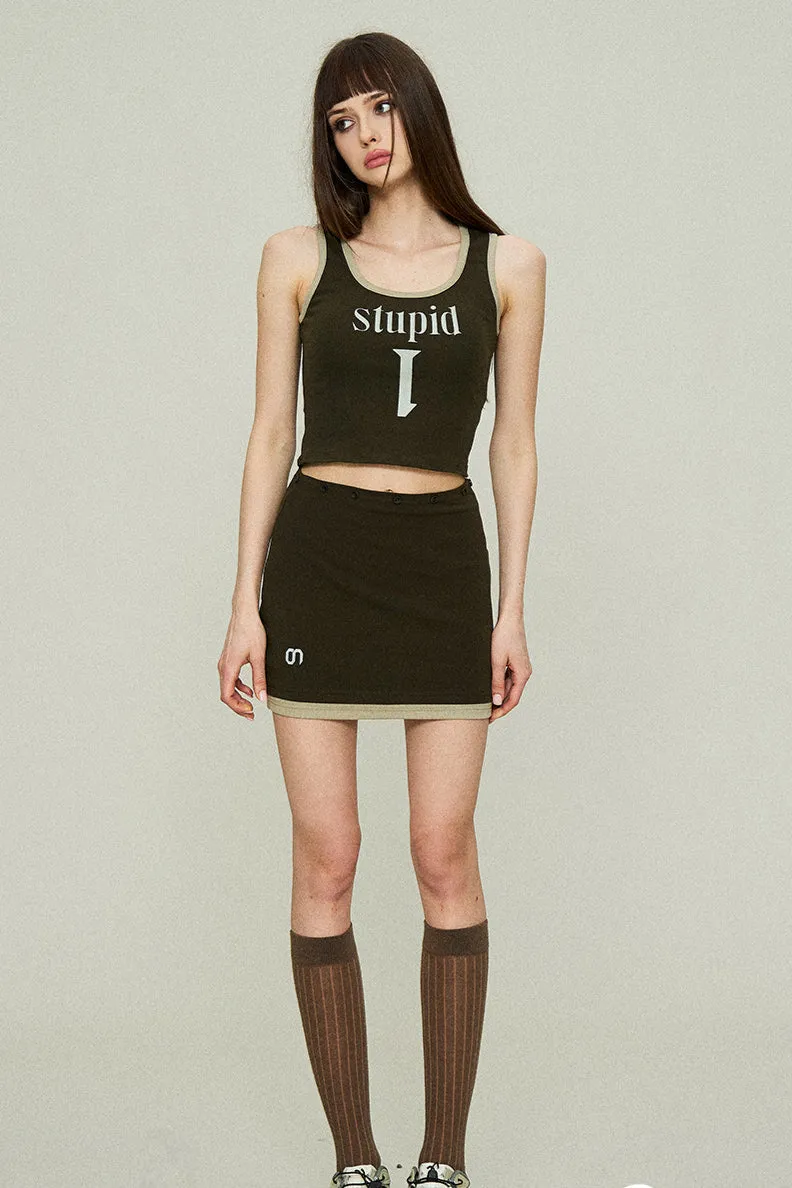 Detachable Tank & Skirt Set