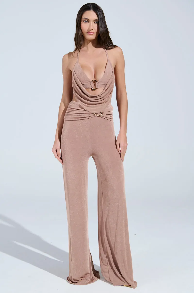 DREAMING BIG CUT OUT SLINKY BLOUSE
