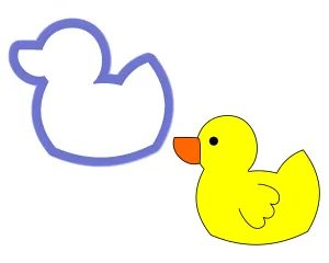 Duck Cookie Cutter
