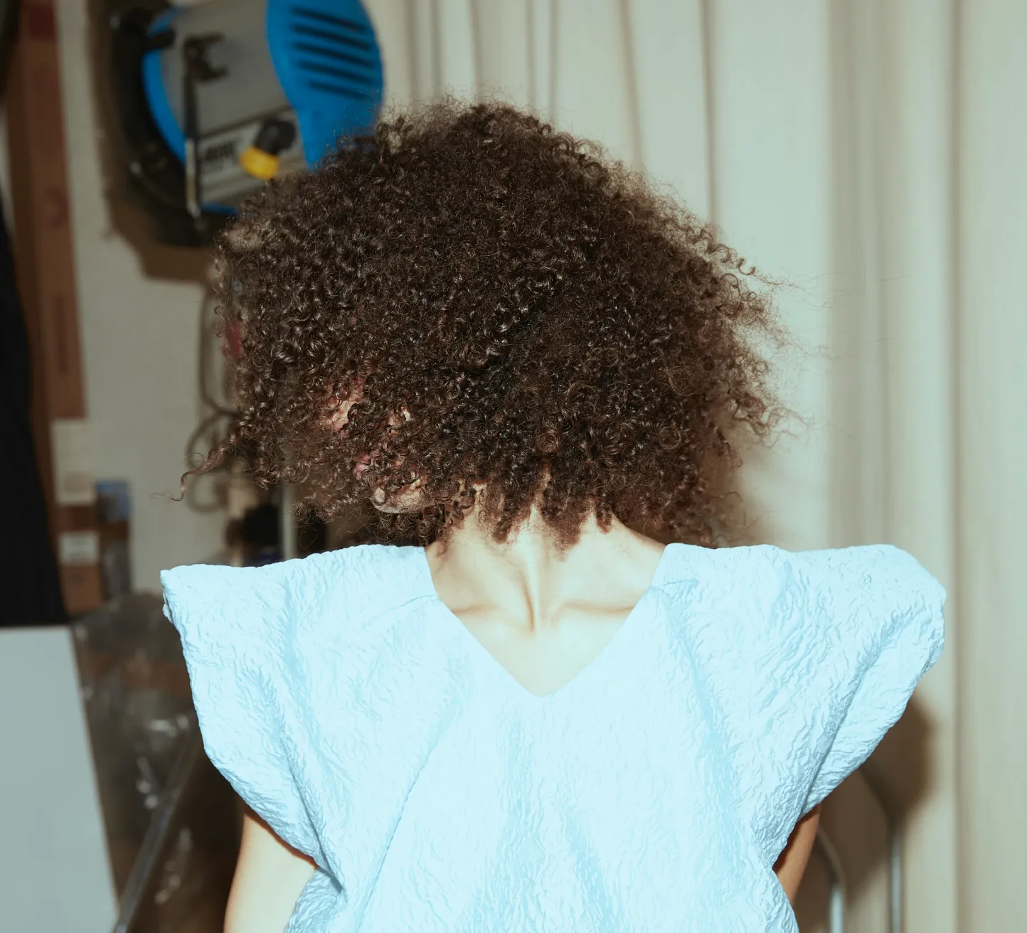 Ebba Wing top - Light Blue
