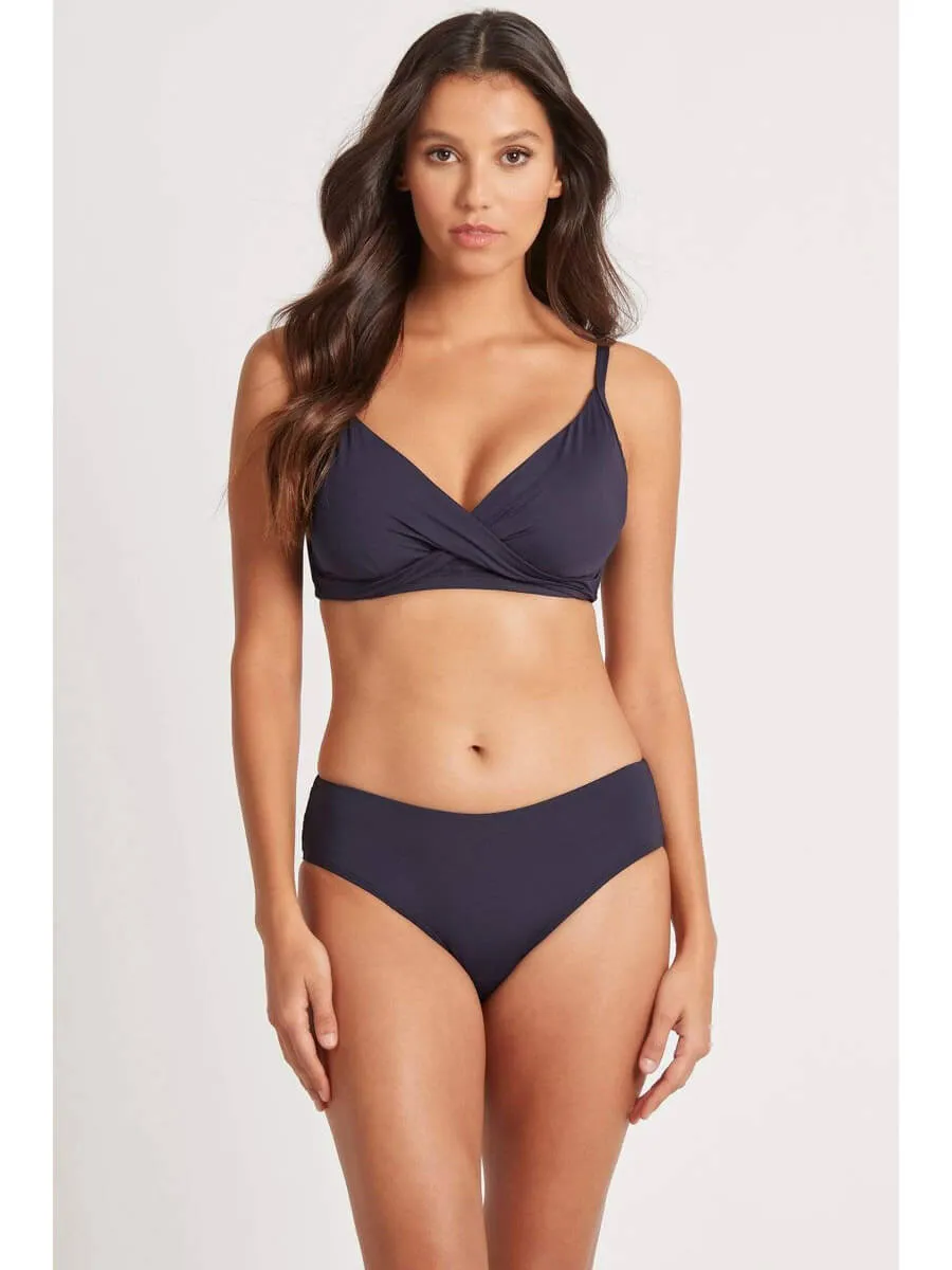 Eco Essentials Mid Bikini Bottom In Night Sky