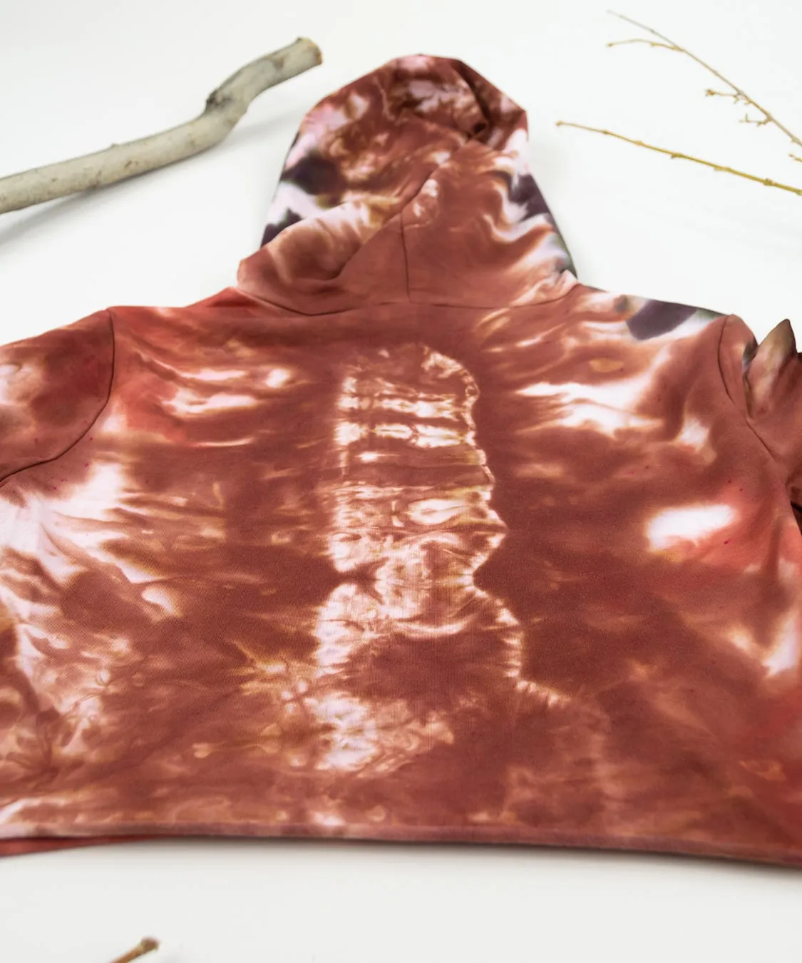 Elden Tie Dye Hoodie Crop Top