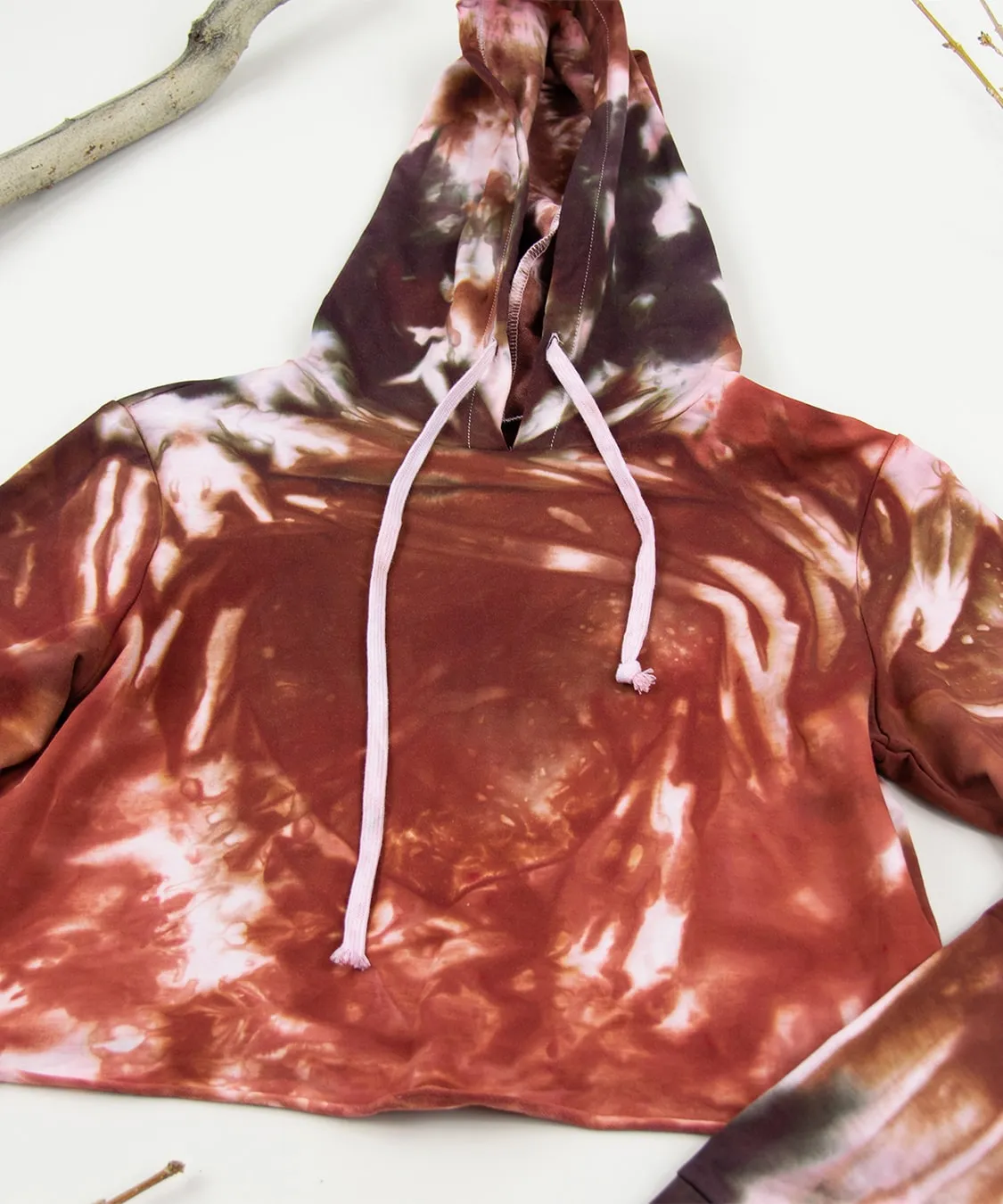 Elden Tie Dye Hoodie Crop Top