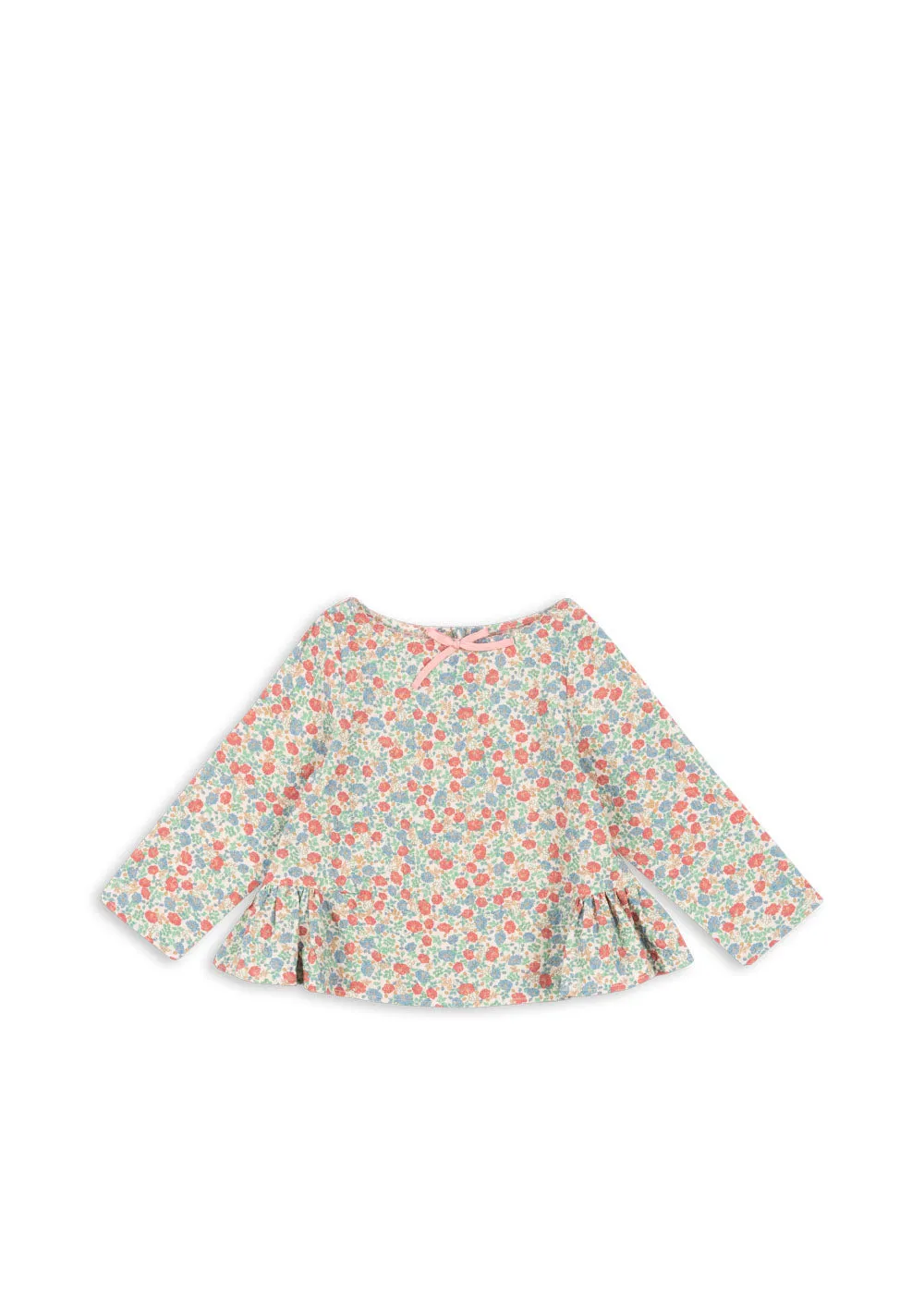 ELIN BOW BLOUSE GOTS - fiola