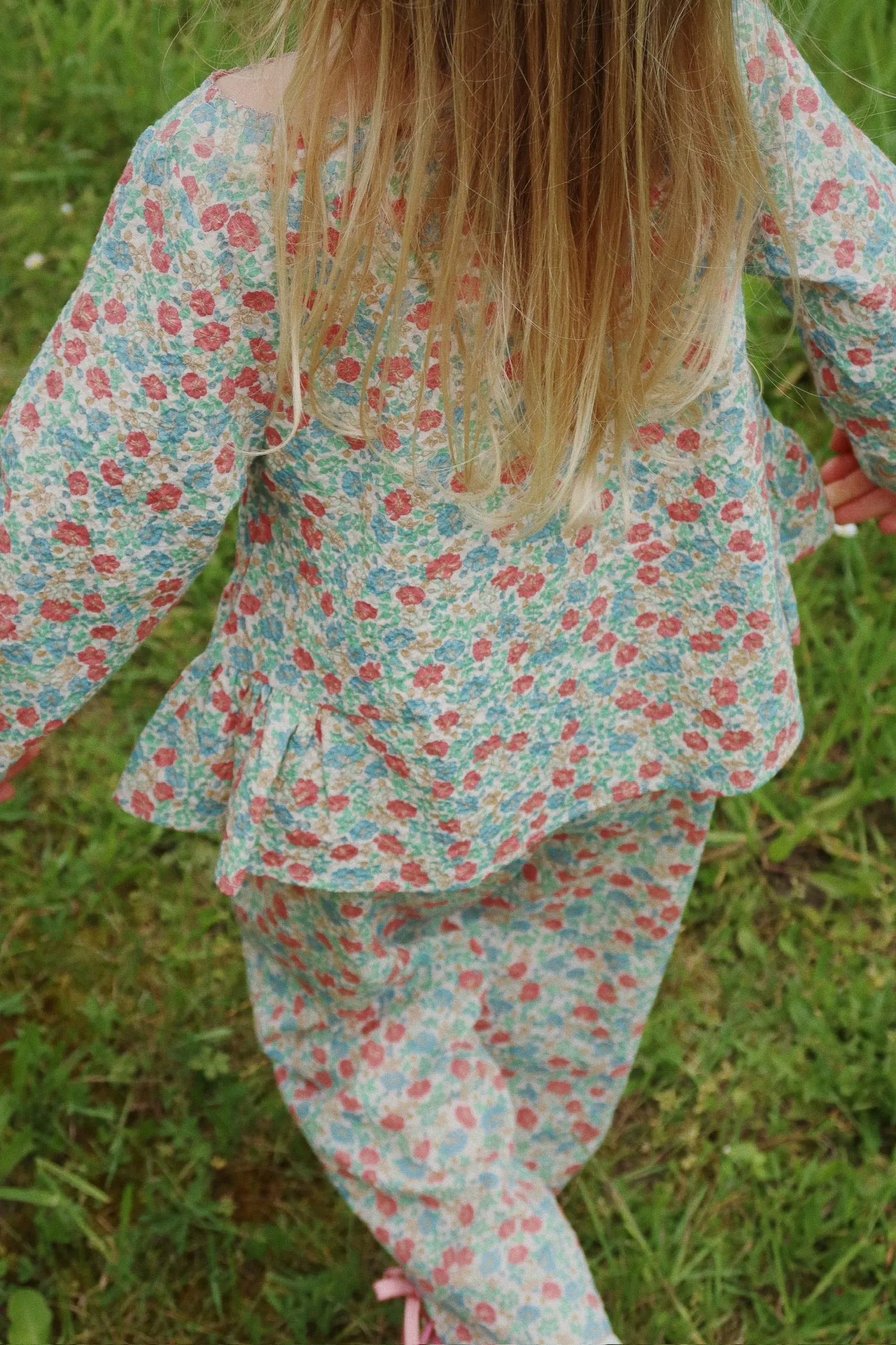 ELIN BOW BLOUSE GOTS - fiola