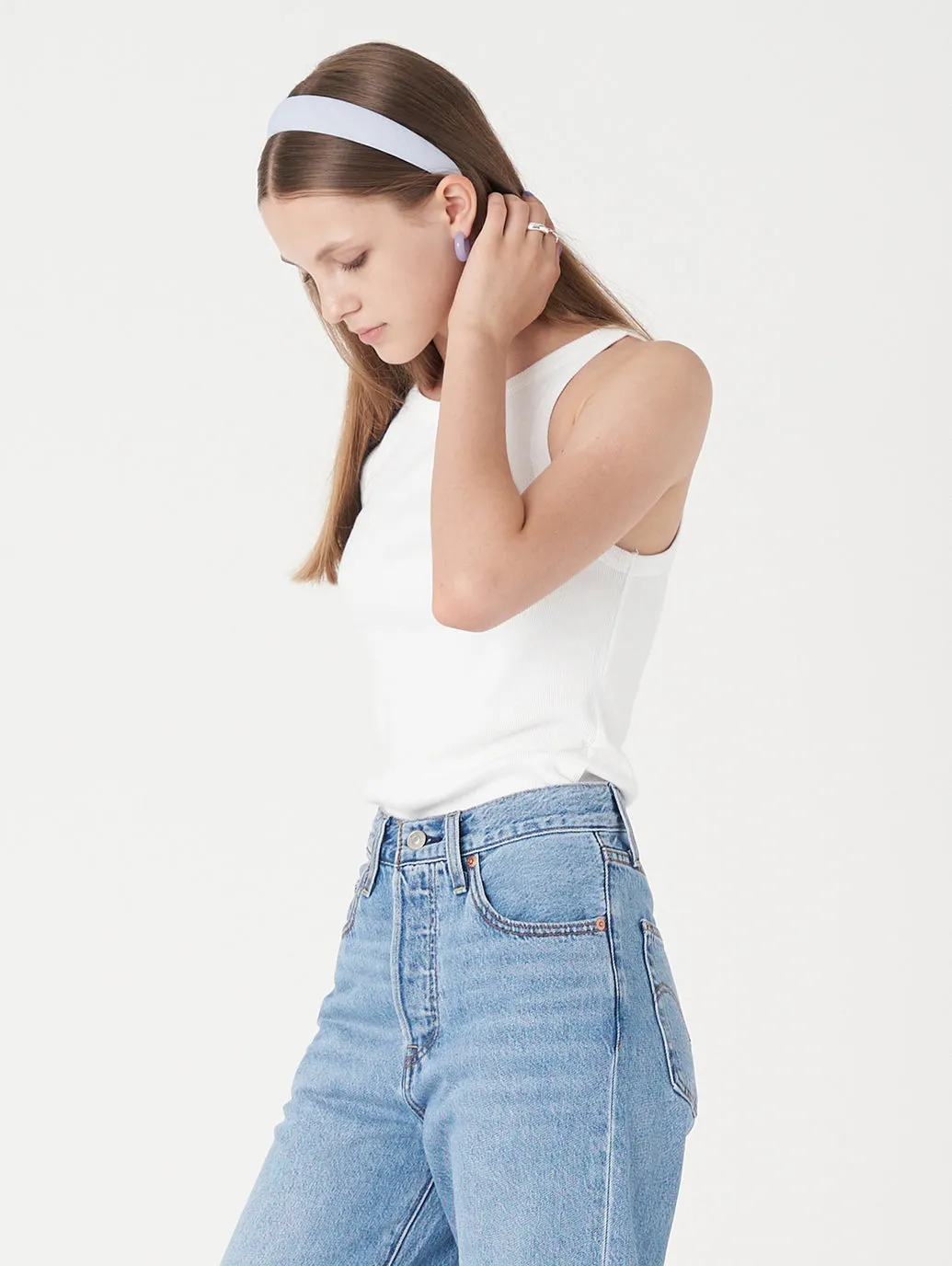 ESSENTIAL レーサー タンクトップ
