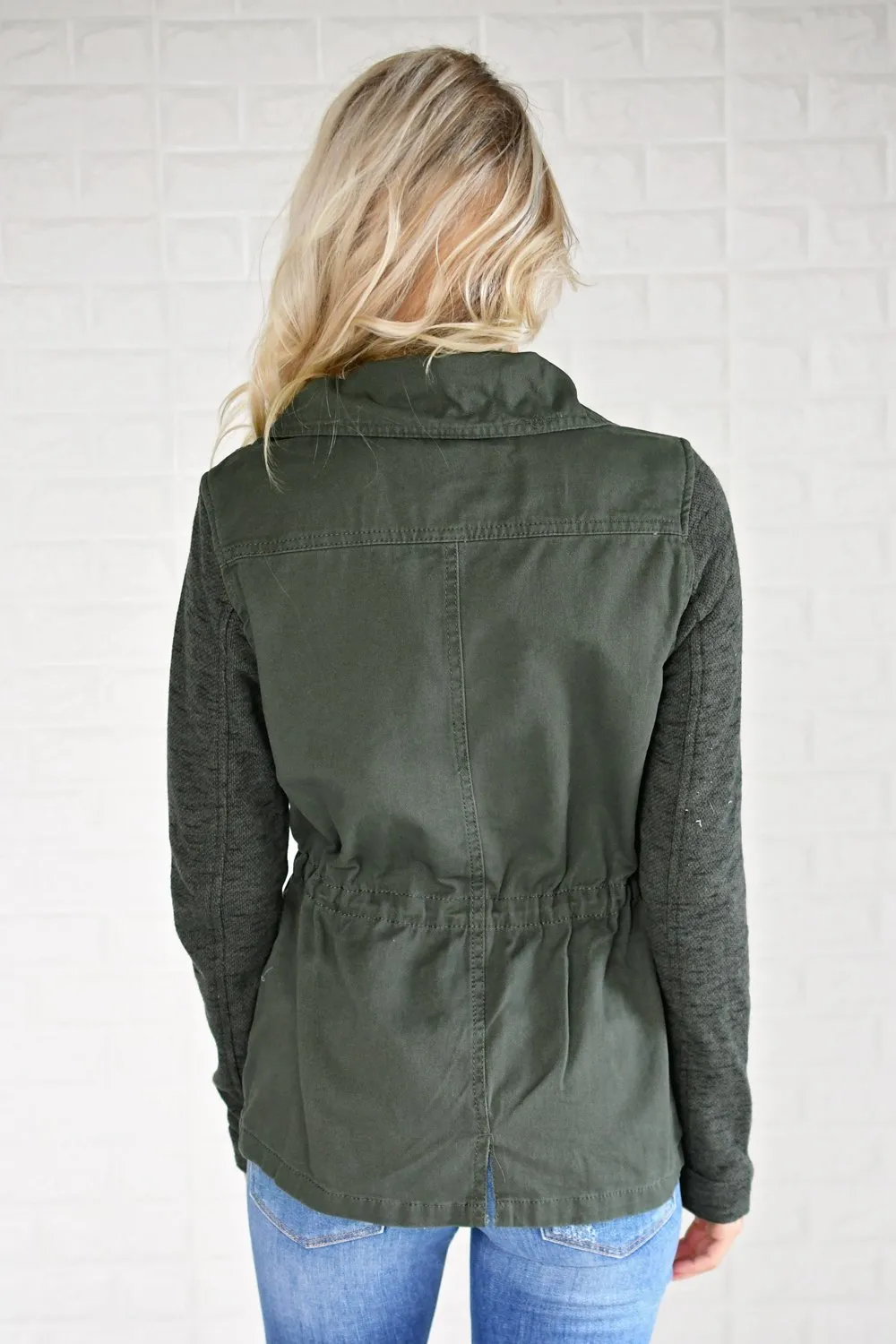 Essential Olive Utility Jacket