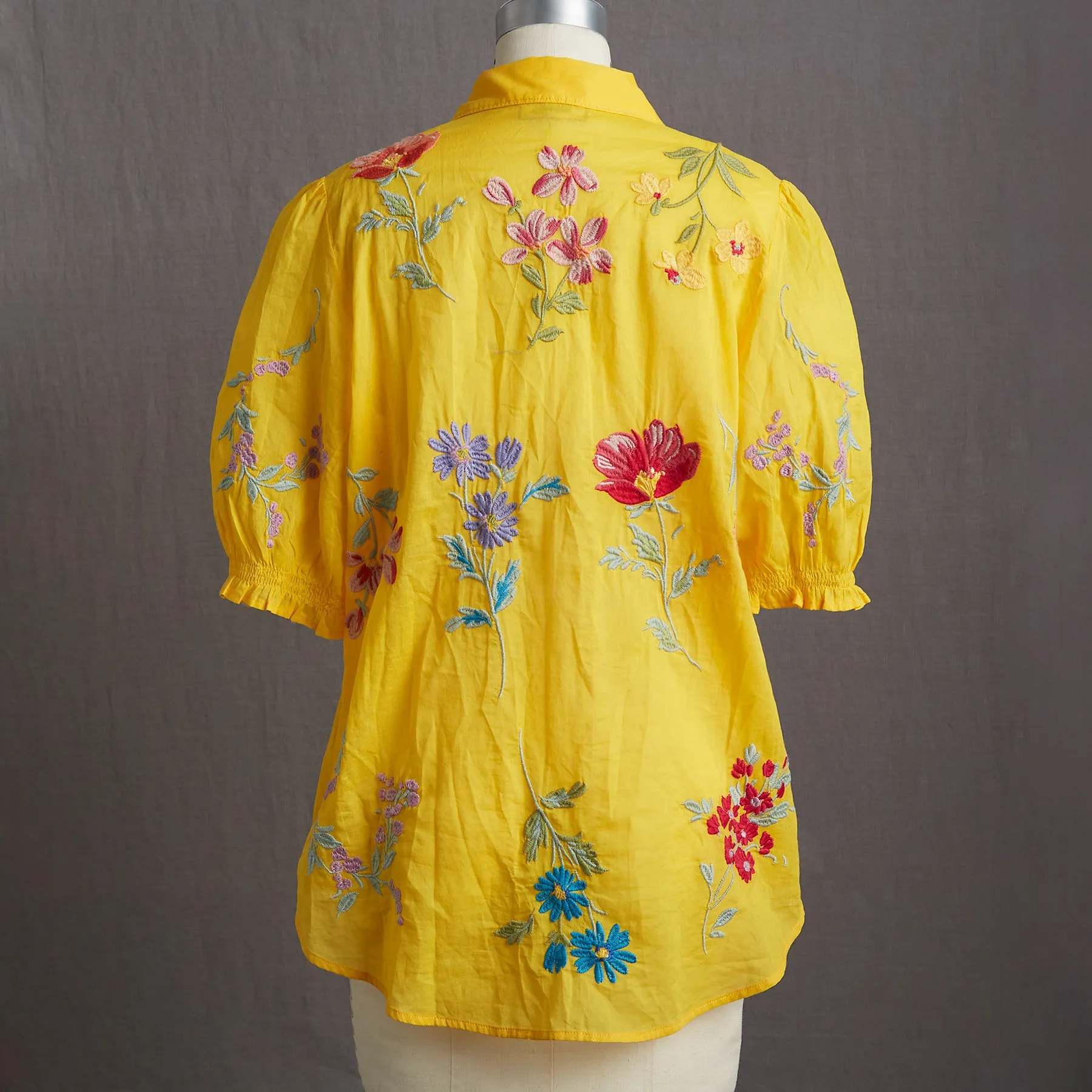 Evangelina Smocked Shirt