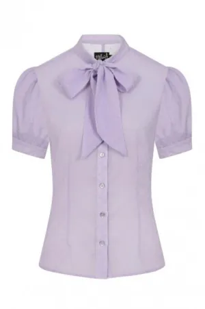 Frilly Sundae Blouse - Lavender -