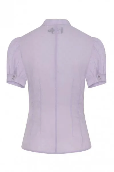 Frilly Sundae Blouse - Lavender -