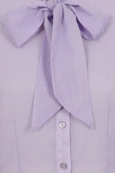 Frilly Sundae Blouse - Lavender -