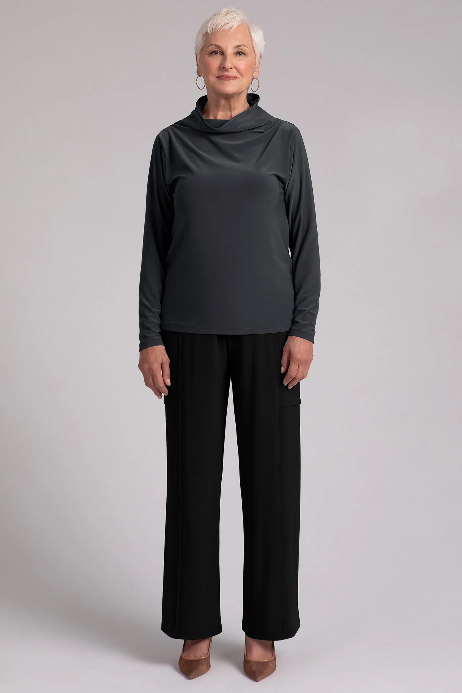Funnel Neck Top