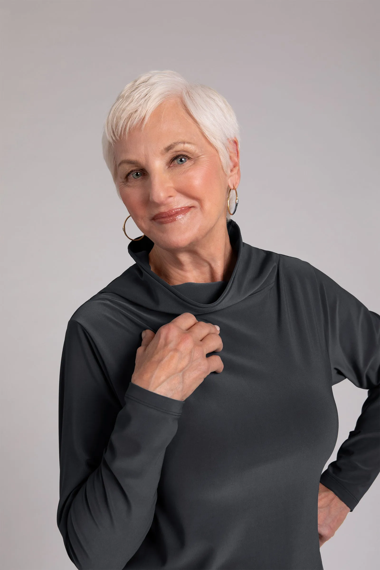 Funnel Neck Top