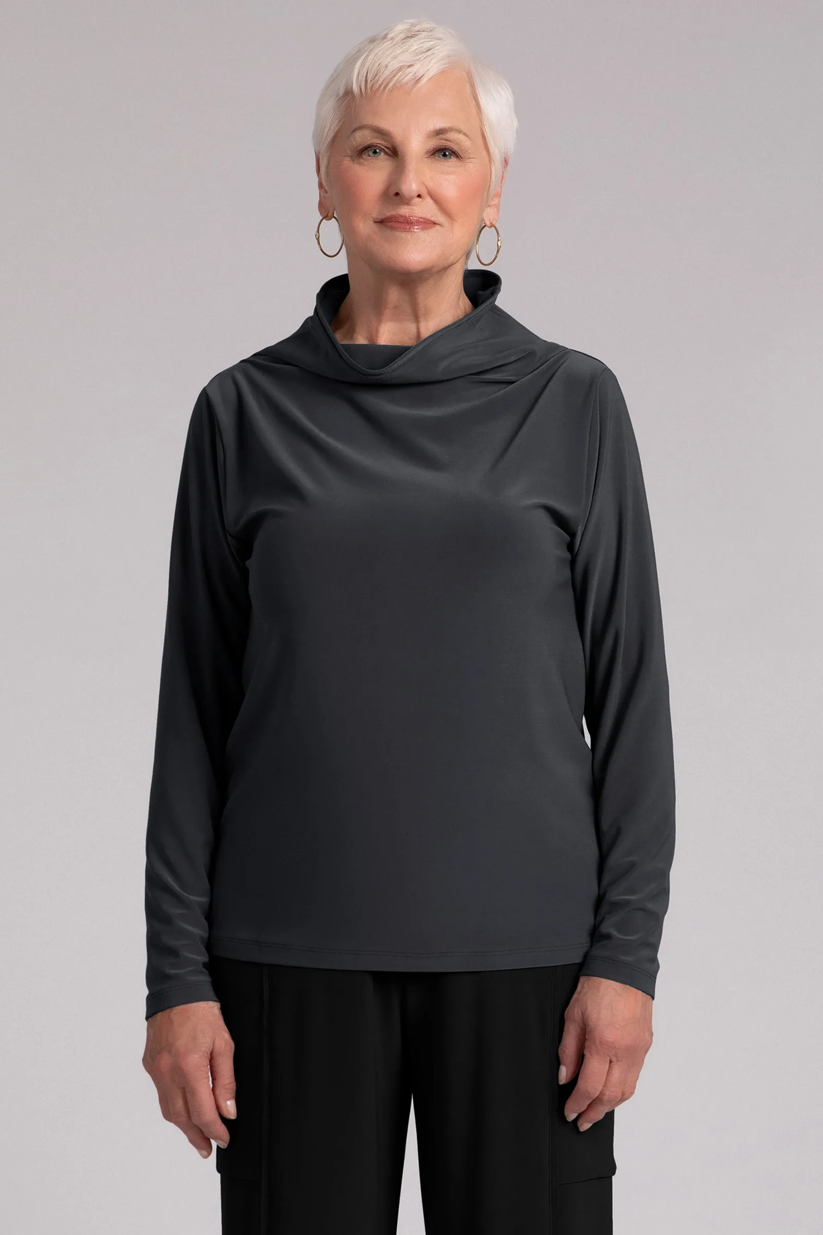 Funnel Neck Top