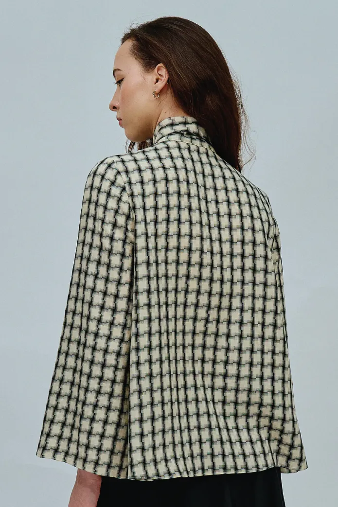 Gallery Bow Blouse in Cream