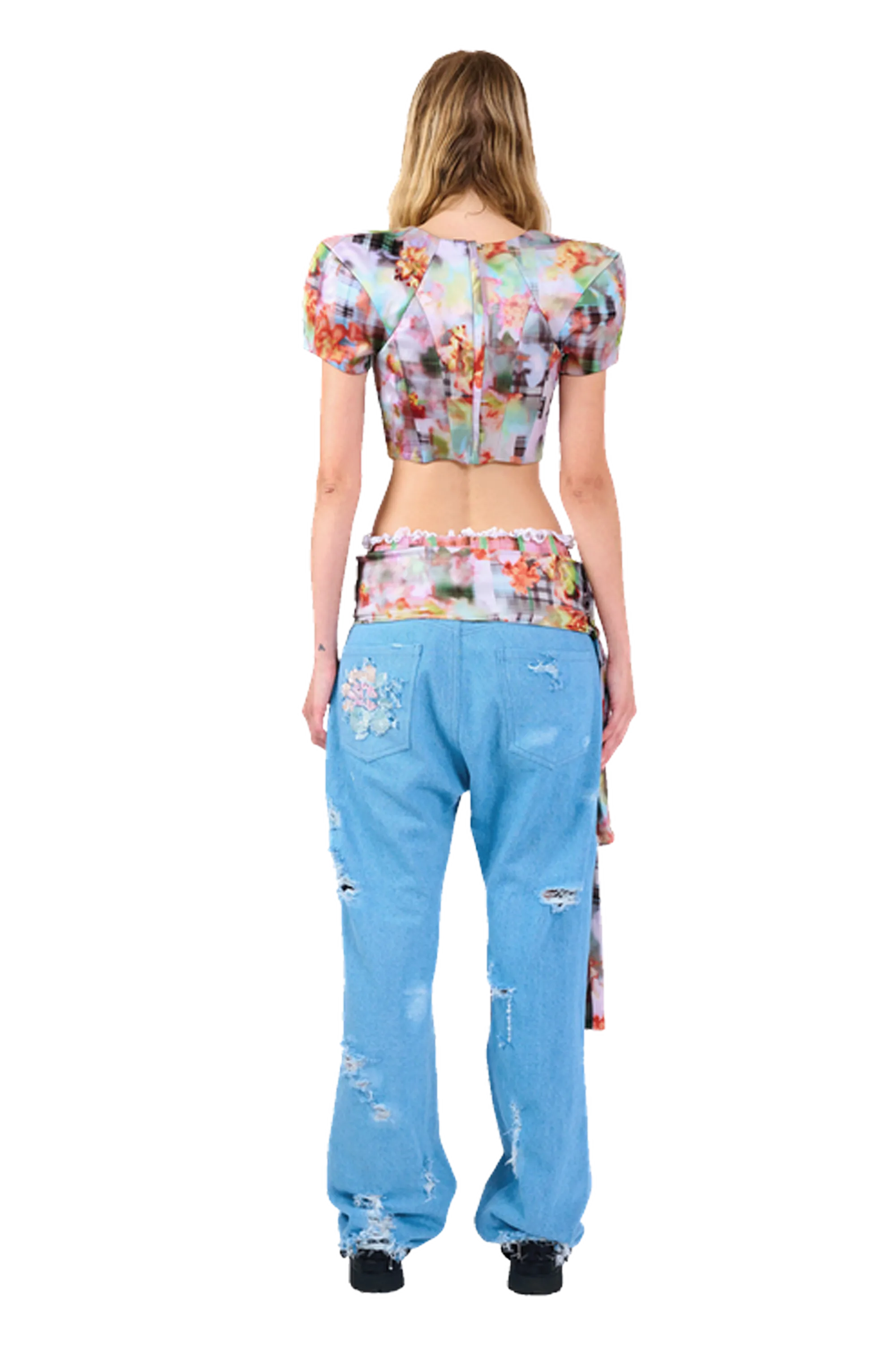 GARDEN BLUR AVA CORSET