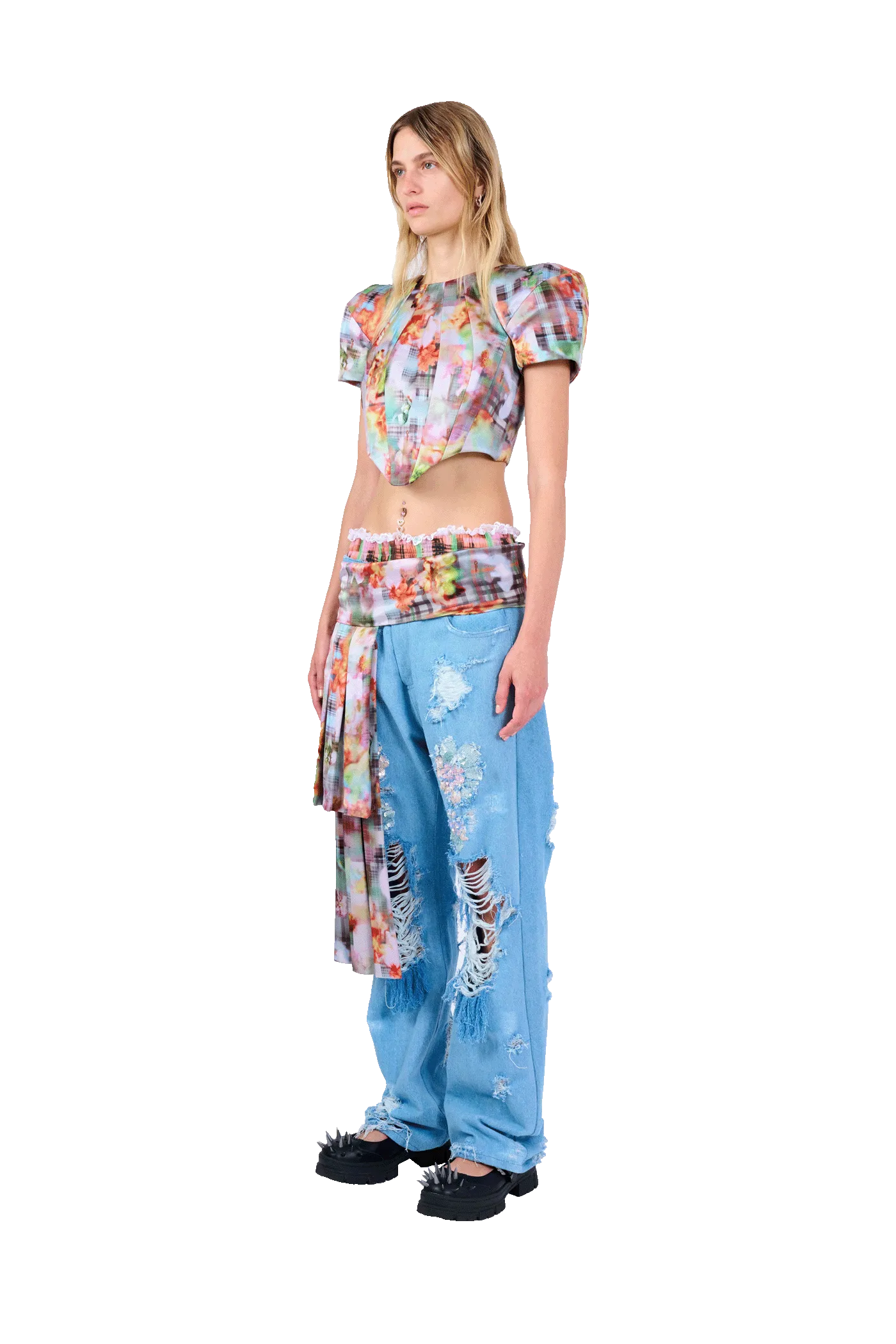 GARDEN BLUR AVA CORSET