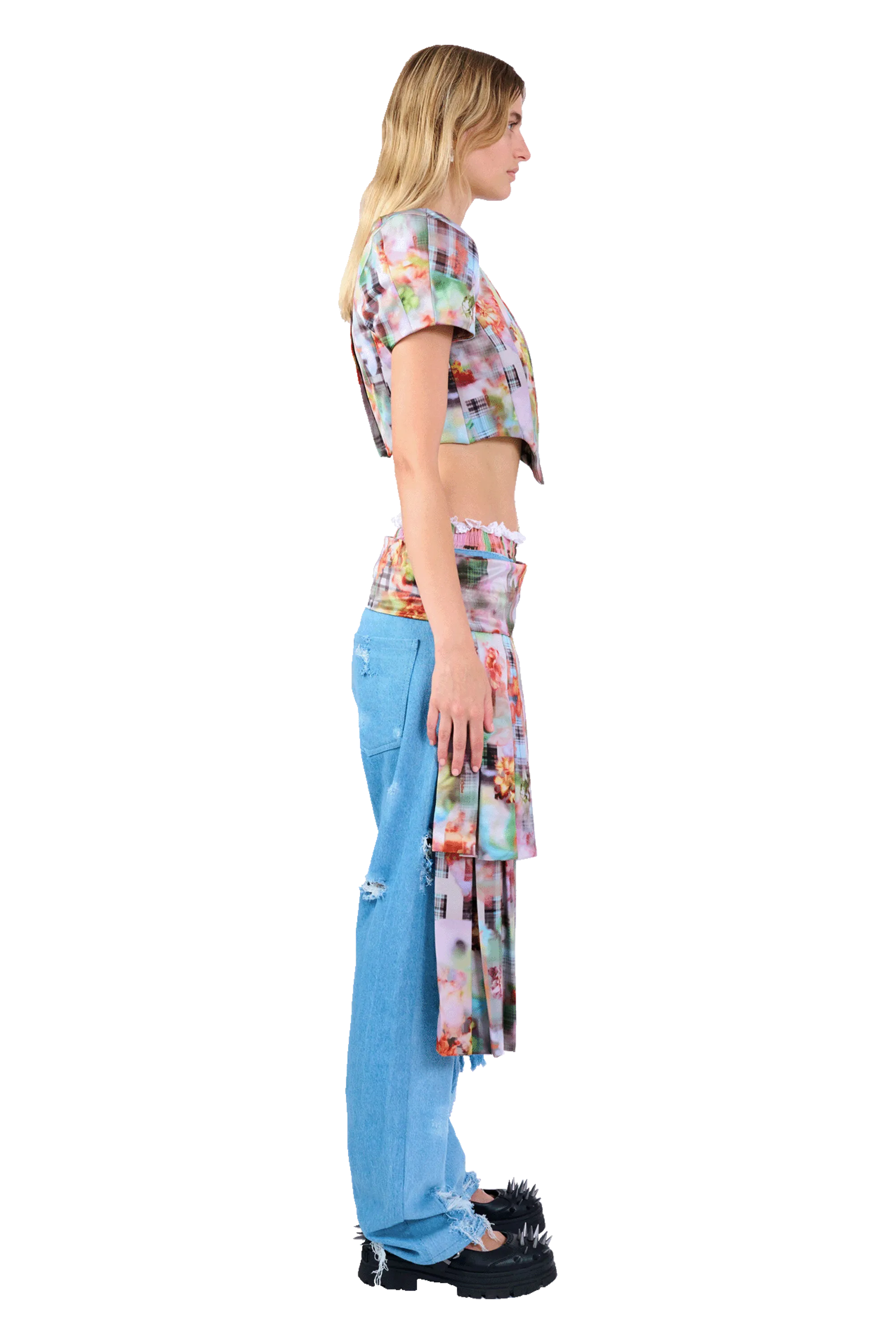 GARDEN BLUR AVA CORSET