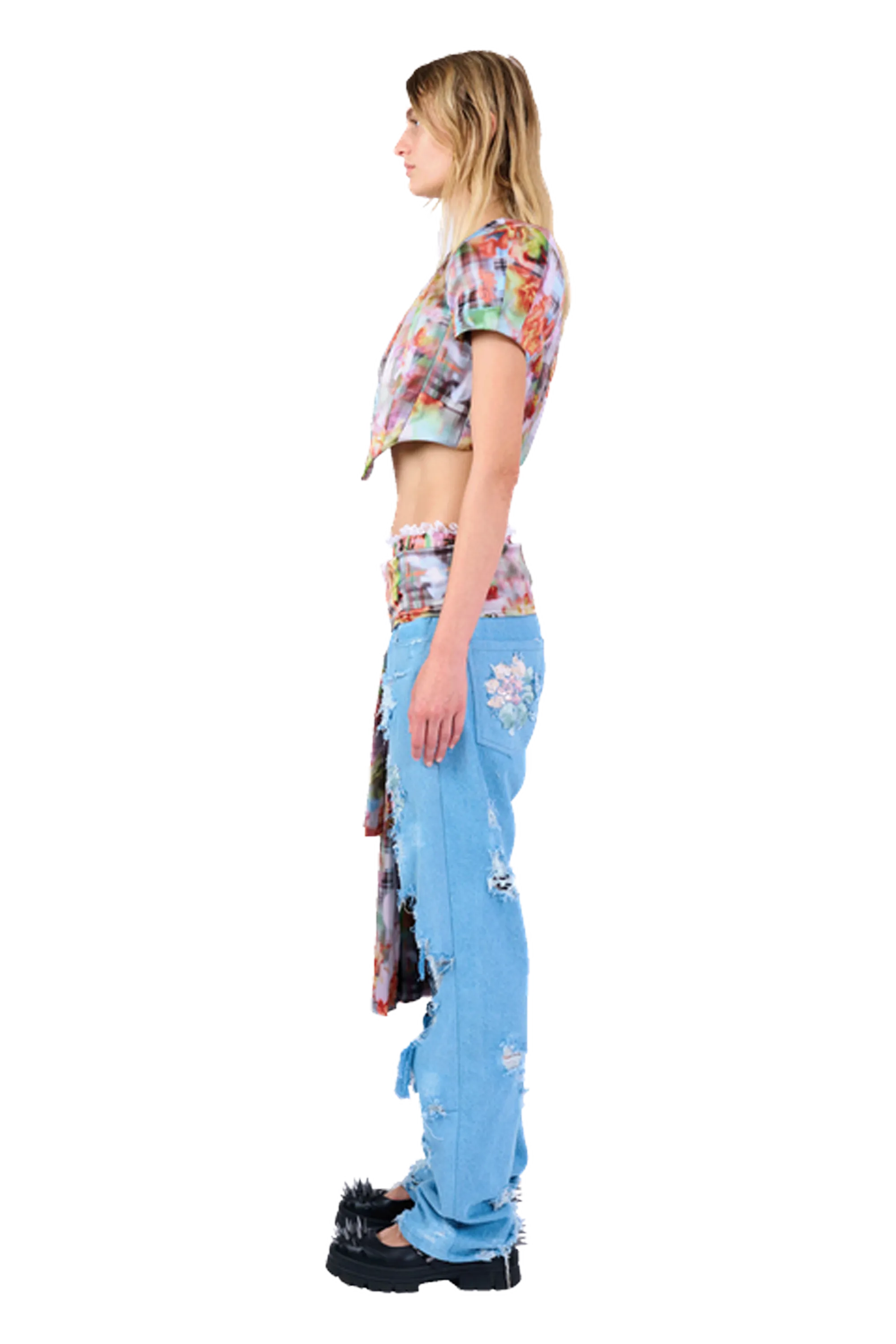 GARDEN BLUR AVA CORSET