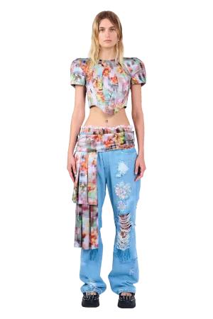 GARDEN BLUR AVA CORSET