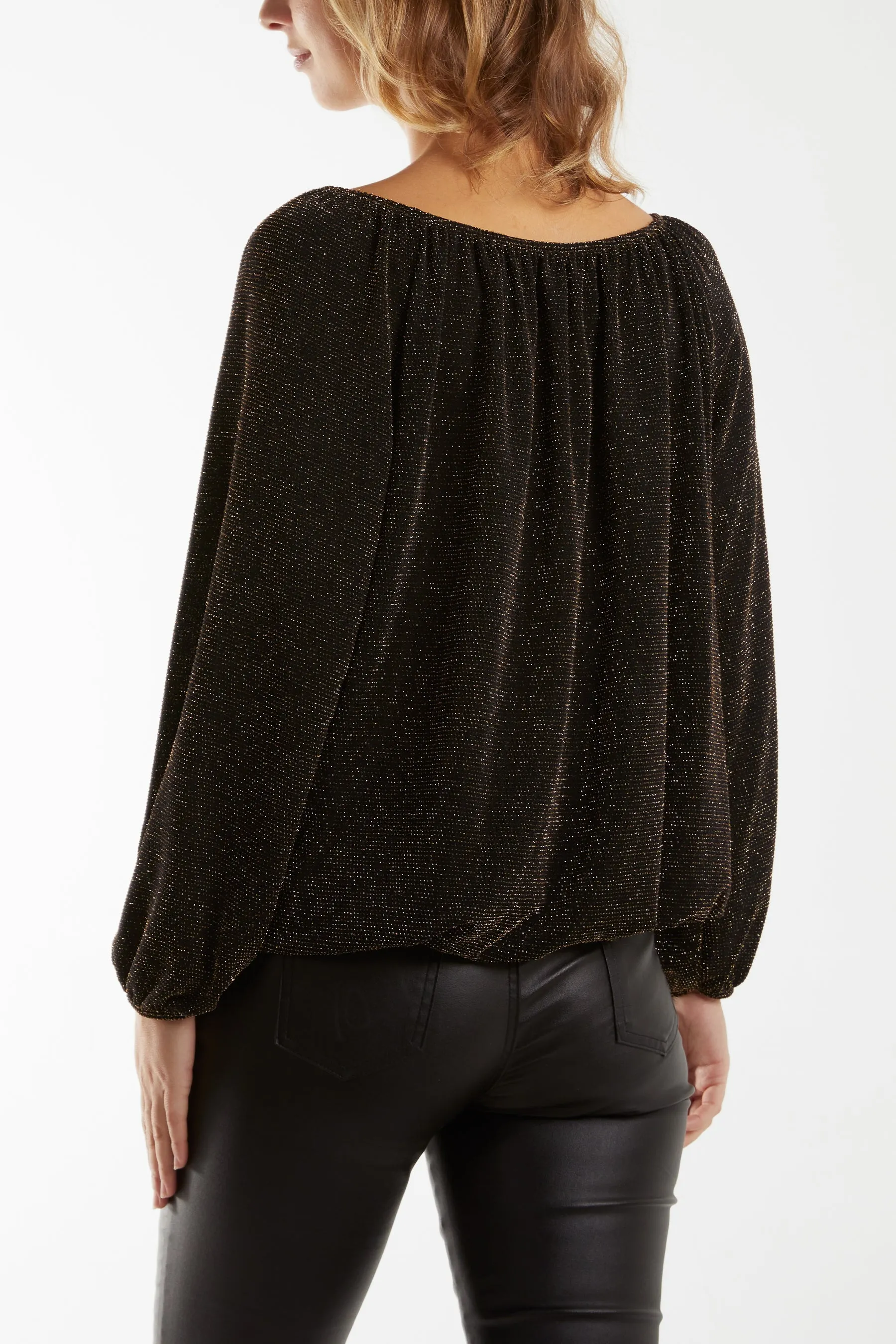 Glitter Bow Blouse