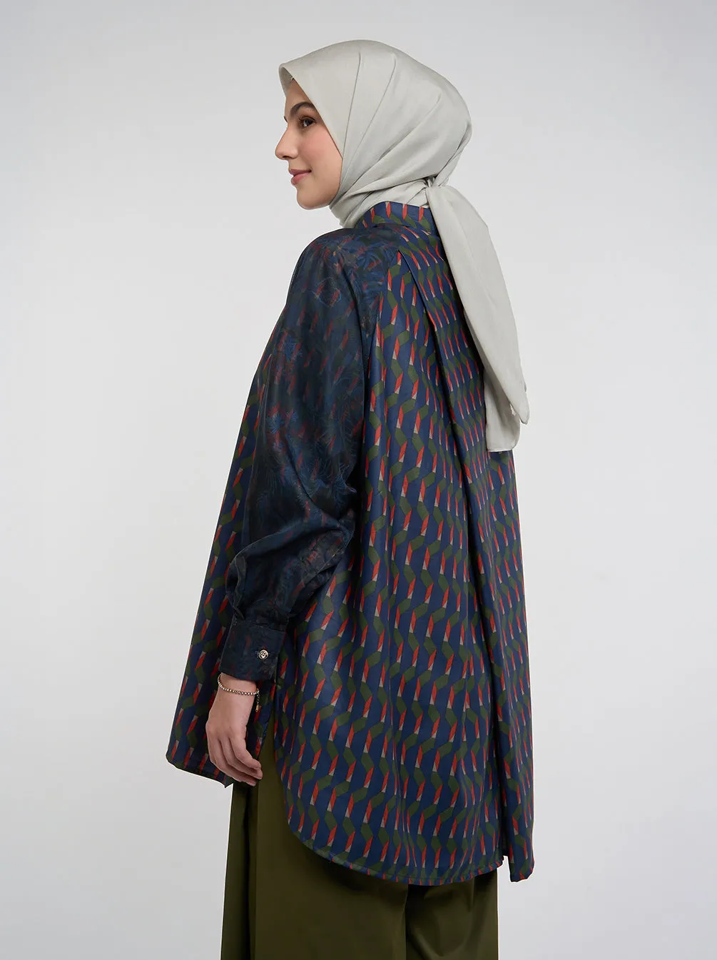 GRETA RAGLAN TOP AUTUMN BLUE