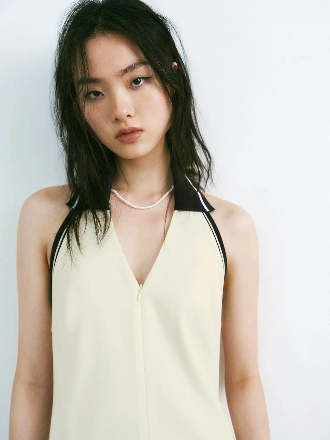 Halter Neck A-Line Dresses
