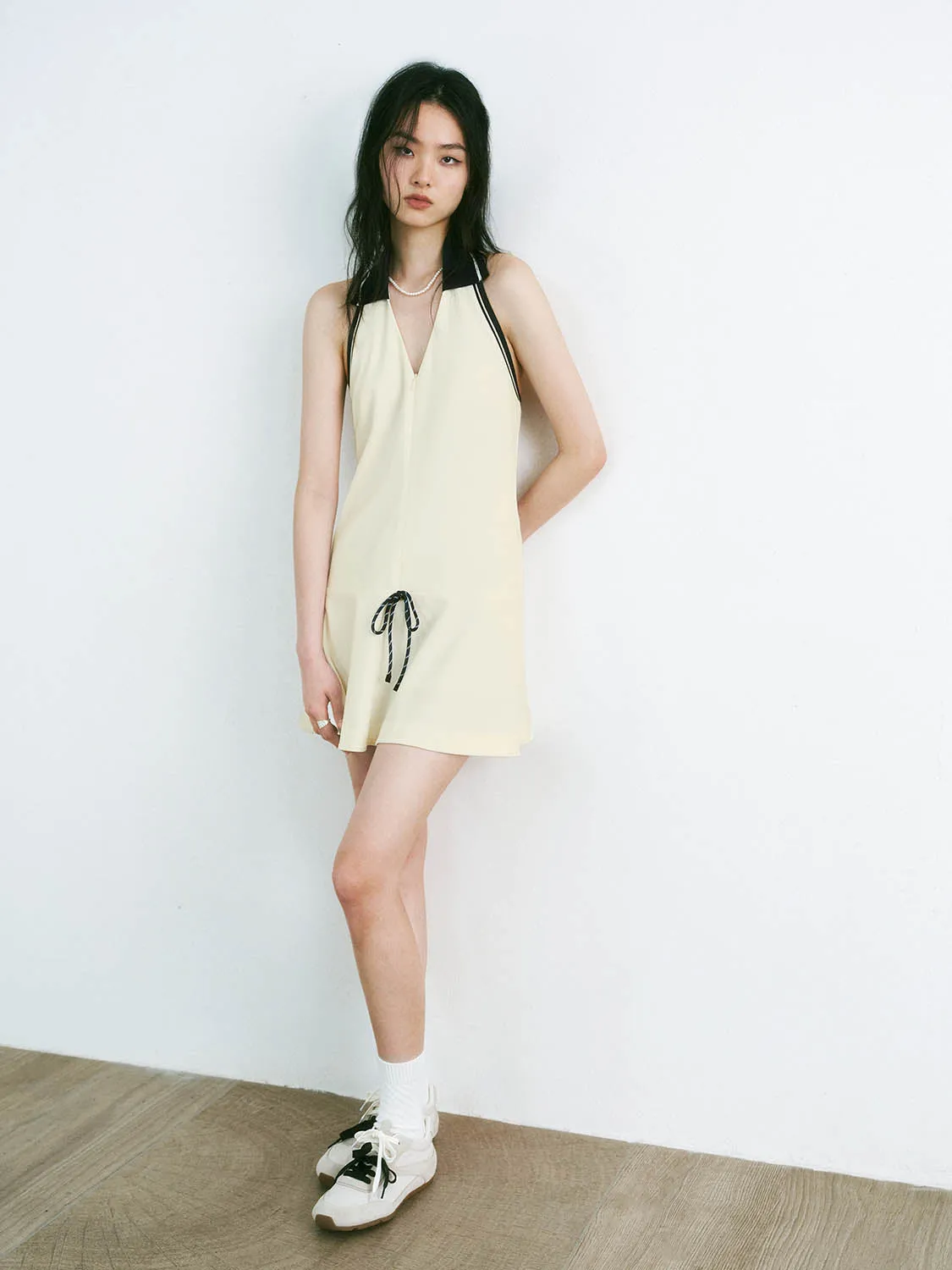Halter Neck A-Line Dresses