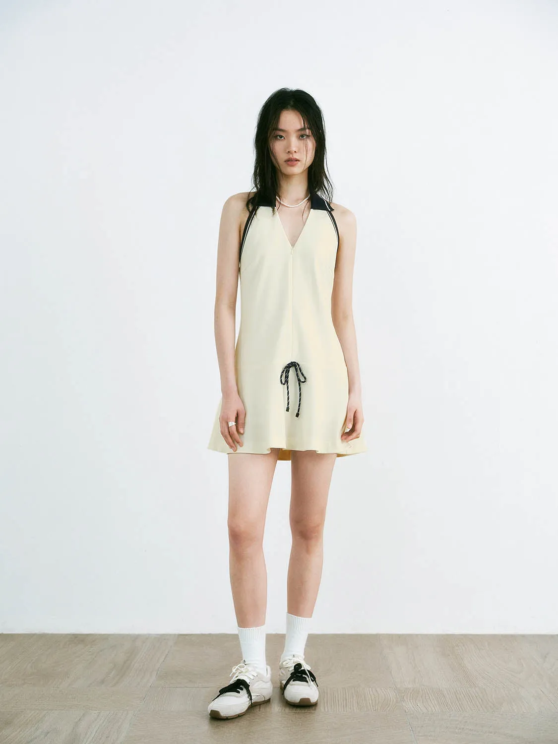 Halter Neck A-Line Dresses