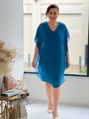 Helena Teal Evening Dress