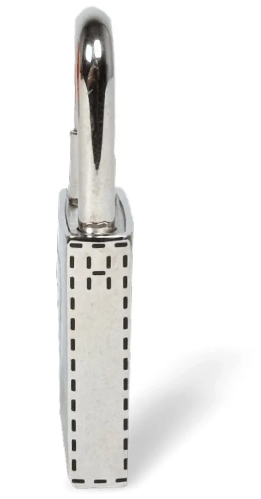 Hermes Silvered CONTE ET RACONTE Cadenas Lock Charm Brand New in Sealed Box!