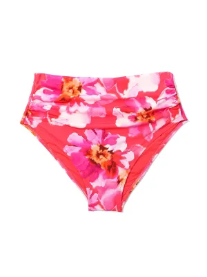 High Rise Cheeky Swimsuit Bottom Out Of Office Pink
