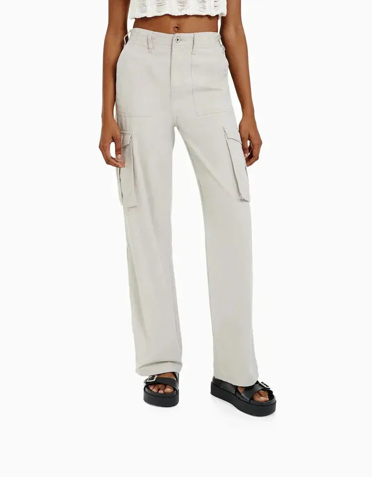 High Waist Cargos for Women