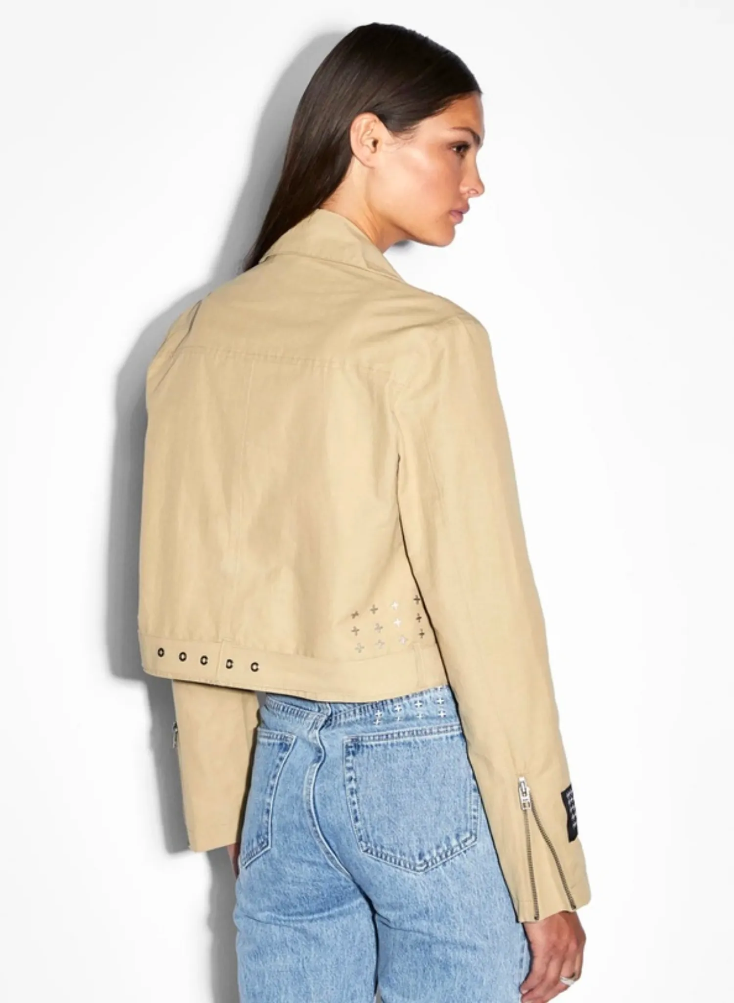 Incognito Biker/Trench in Khaki