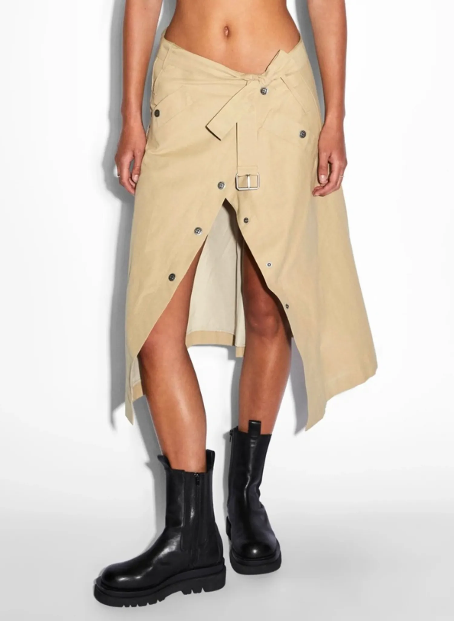 Incognito Biker/Trench in Khaki