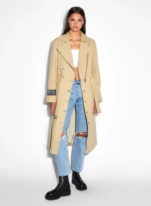 Incognito Biker/Trench in Khaki