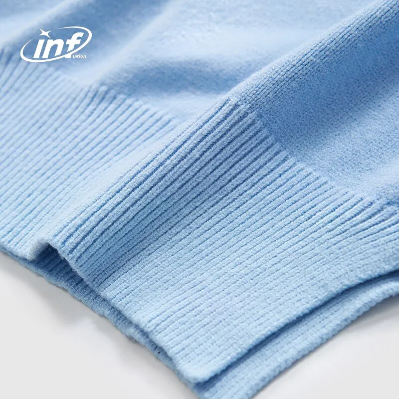 INFLATION Oversized Round Neck Knit Sweaters